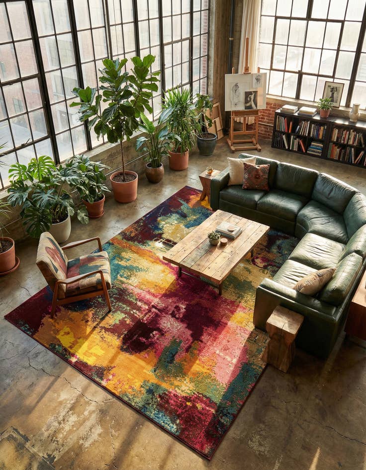 Detail image of 10' 6 x 16' 5  Washable Casablanca Rug