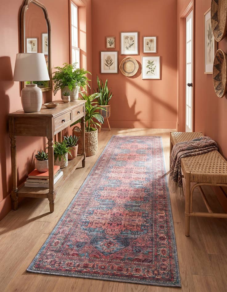 Detail image of 2' x 8' Washable Maahru Runner Rug