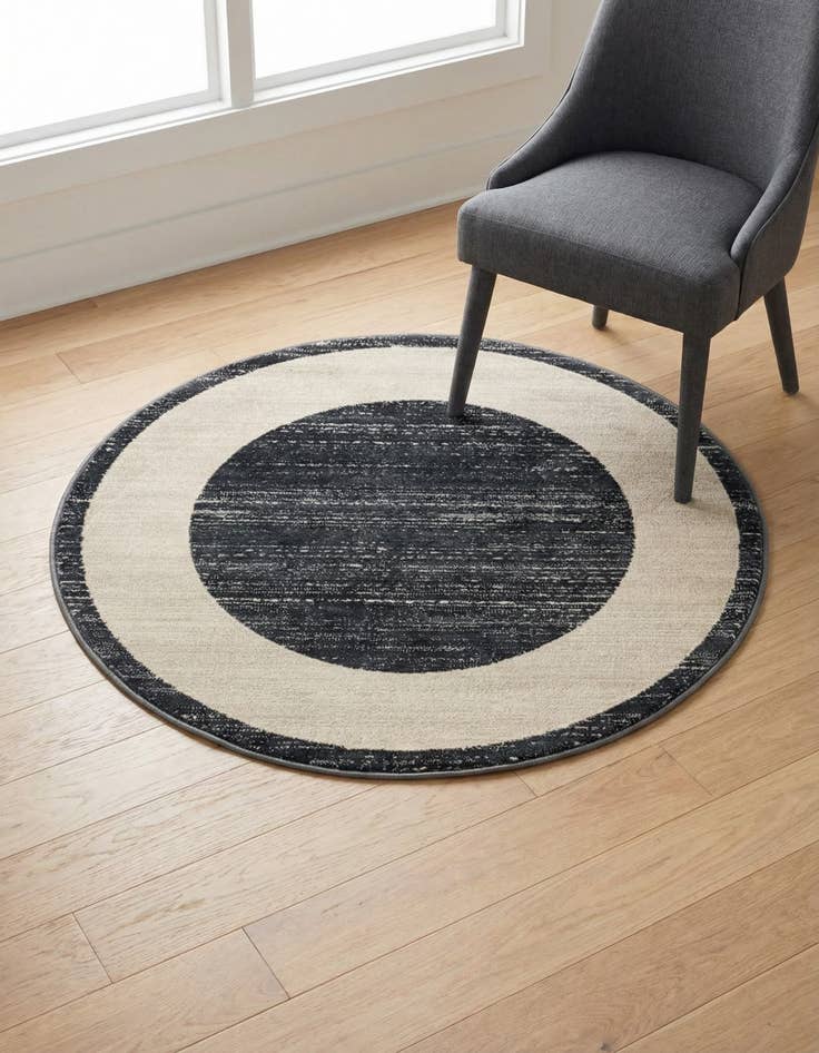 Detail image of Jill Zarin 3' 3 x 3' 3 Uptown Yorkville Round Rug
