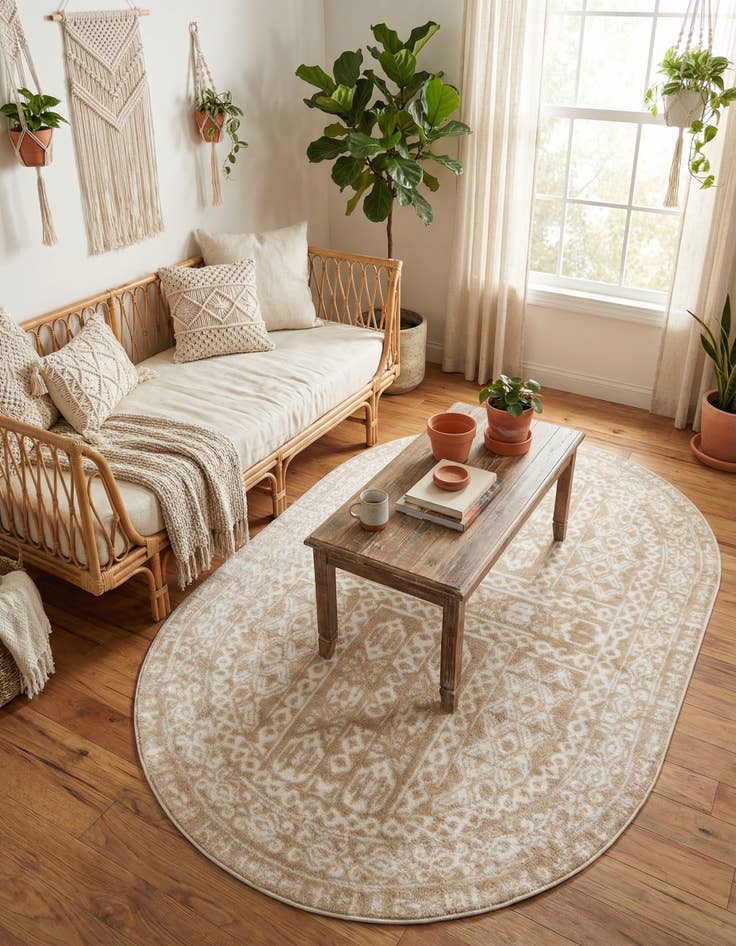 Detail image of 5' x 8' Oxford Oval Rug