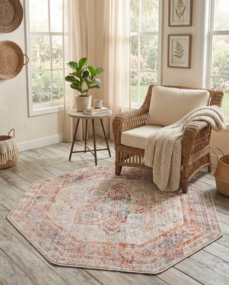 Detail image of 4' x 4' Noble Octagon Rug