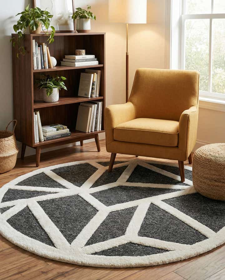6' x 6' Prismatic Round Rug