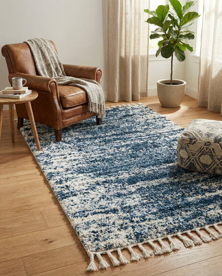 Detail image of 4' x 6' Serenity Shag Rug