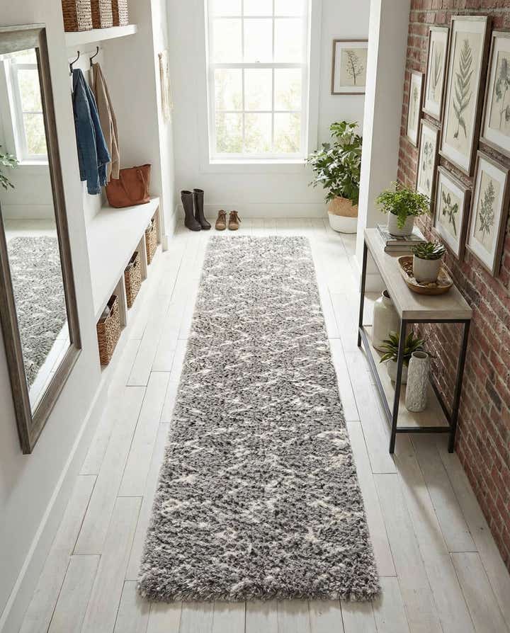 2' 7 x 12' Infinity Shag Runner Rug