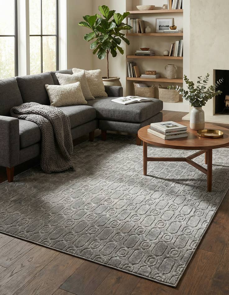 Detail image of 7' 10 x 10' Vogue Geo Rug