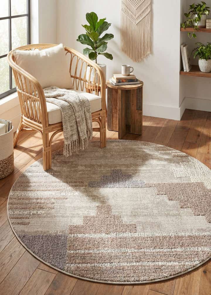 7' x 7' Cherokee Round Rug