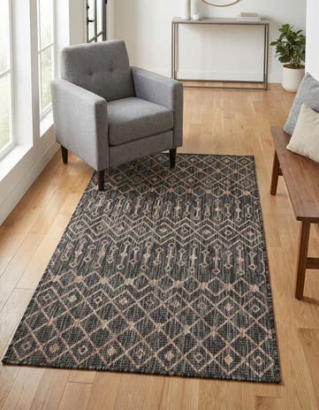 3' x 5' 3 Easy-Clean Lattice Indoor / Outdoor Rug
