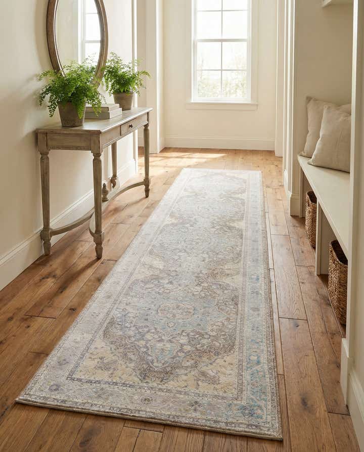 2' 6 x 12' Washable Timeless Runner Rug