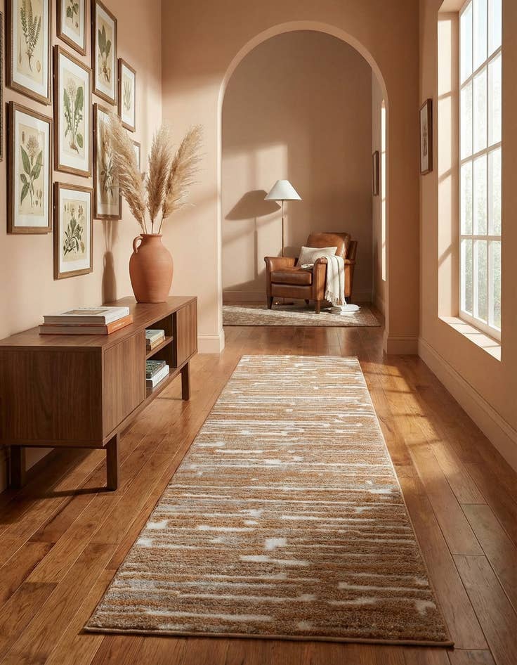 Detail image of 2' 7 x 10' Sepia Runner Rug