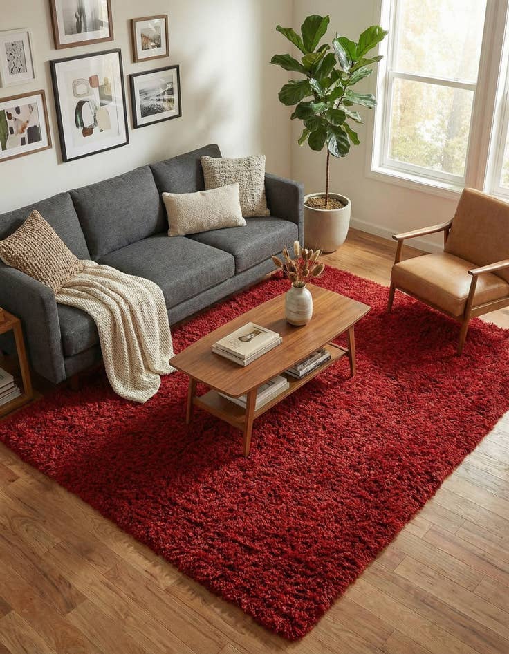 Detail image of 6' x 9' Infinity Shag Rug