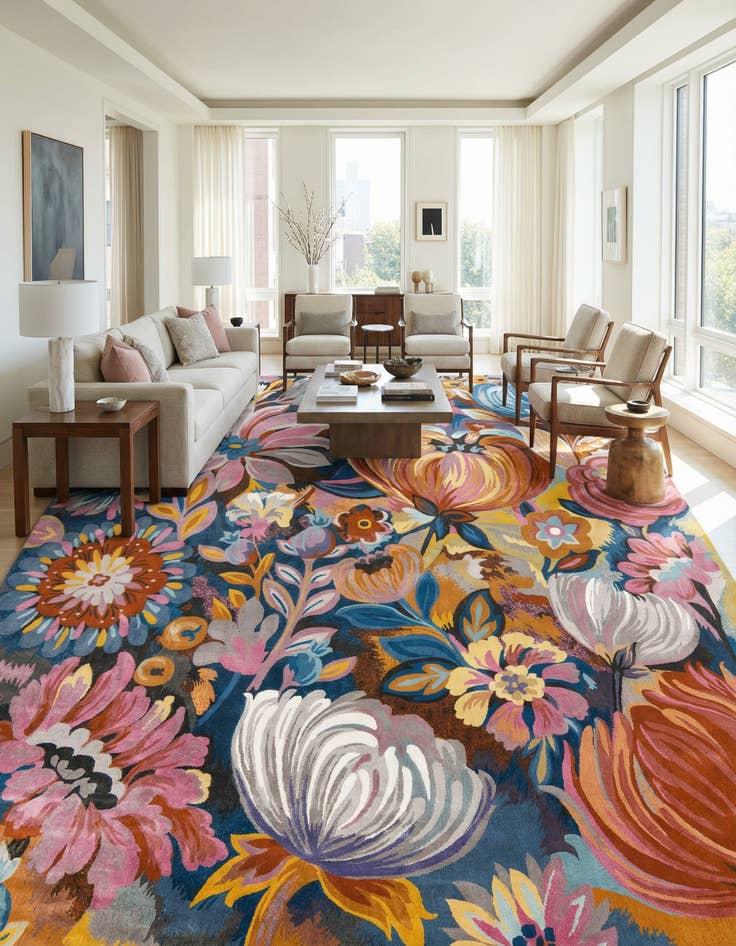 Detail image of 10' x 14' Blossom Rug