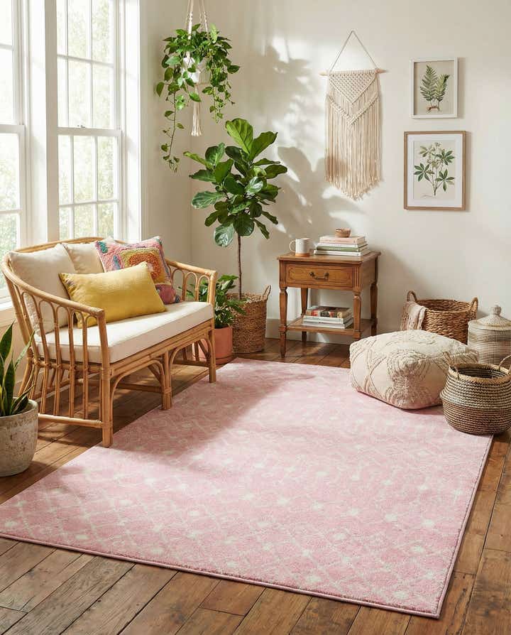 5' 3 x 8' Moroccan Trellis Rug