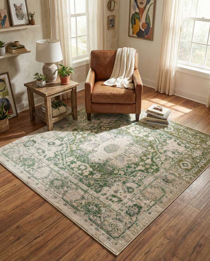 5' x 5' Madeline Vintage Square Rug