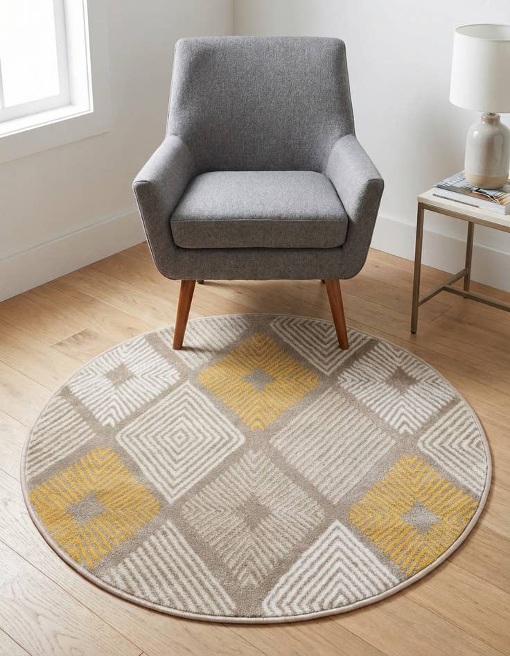 Detail image of 3' 1 x 3' 1 Laguna Round Rug