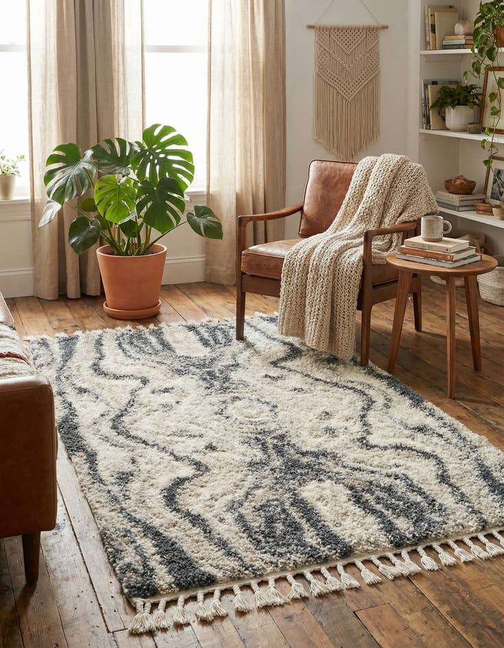 Detail image of 4' x 6' Lagom Shag Rug