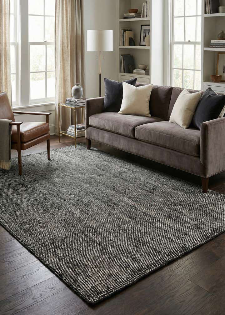 5' 1 x 8' Hand Woven Jill Zarin English Manor Farmhouse Wool Rug