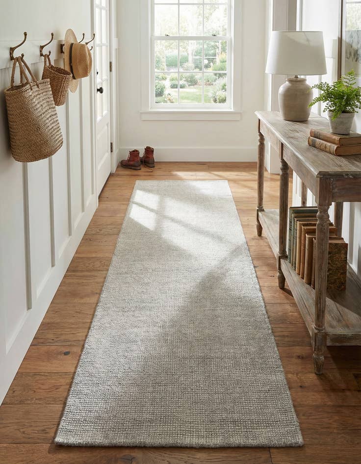 Detail image of 2' x 8' Hand Woven Jill Zarin English Manor Farmhouse Wool Runner Rug