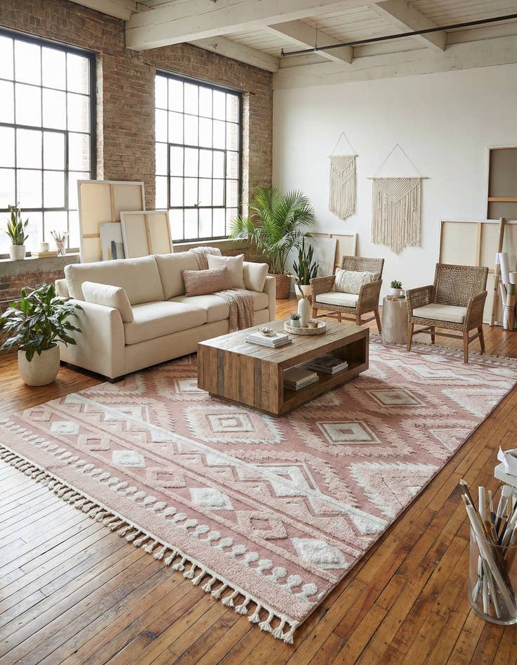 Detail image of 9' 6 x 14' 3 Boho Rug