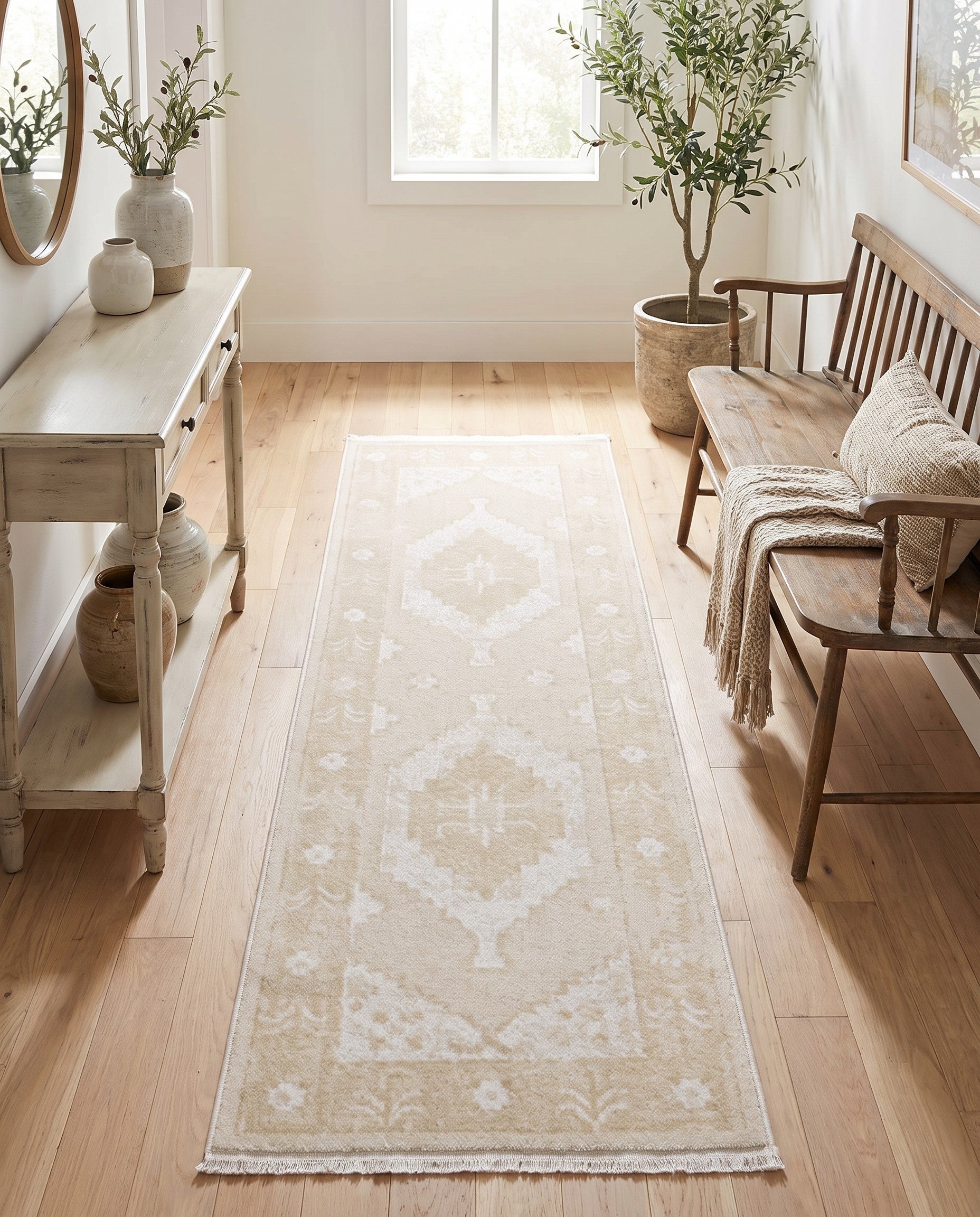2' x 6' Nain Design Runner Rug