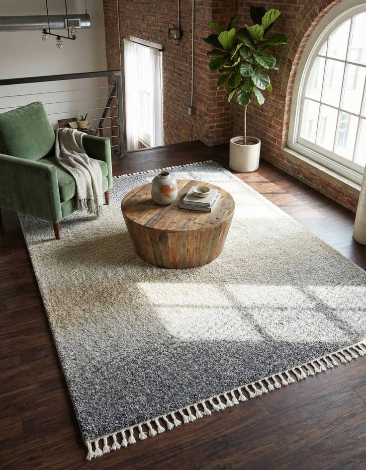 Detail image of 8' x 10' Athena Shag Rug