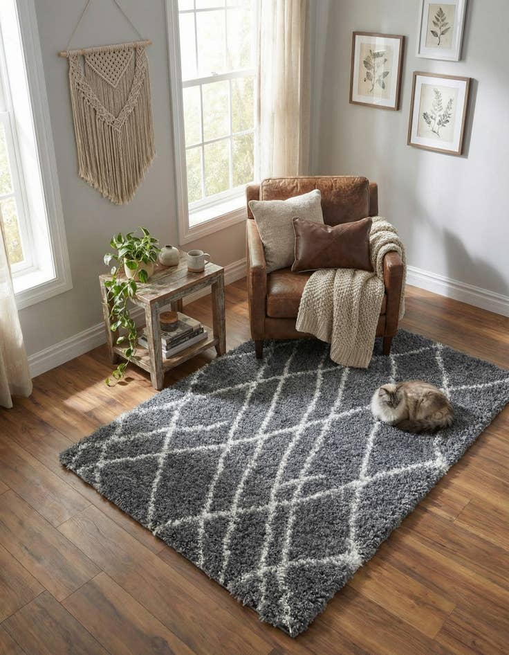 Detail image of 4' x 6' Soft Touch Shag Rug