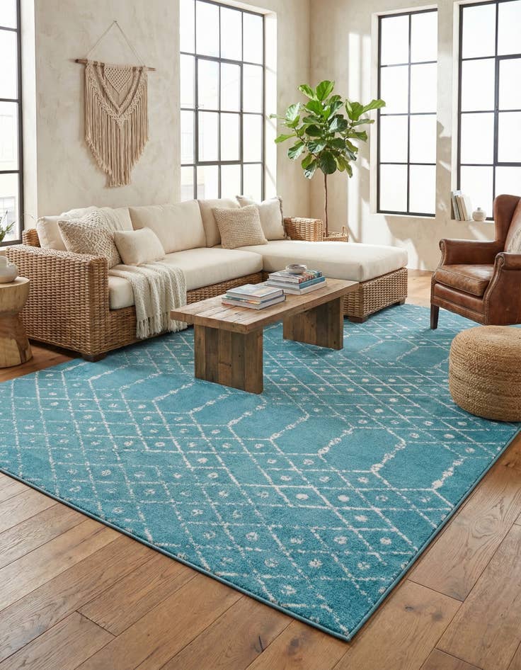 Detail image of 10' x 13' Paxon Trellis Rug