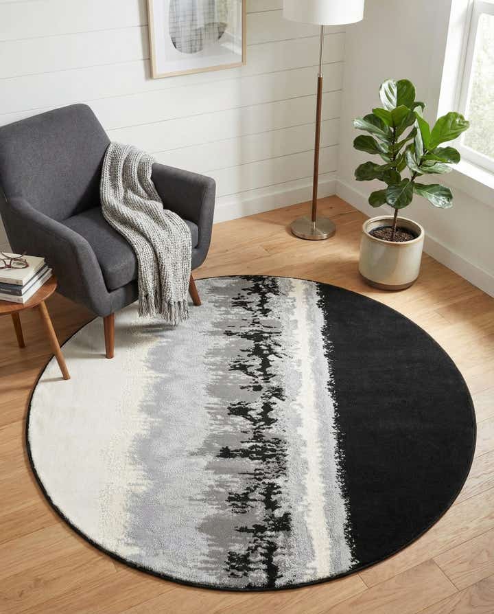4' x 4' Vince Camuto Round Rug