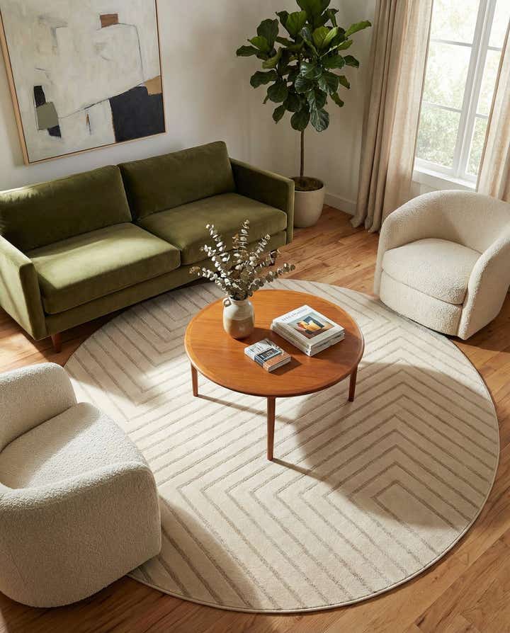 8' x 8' Contour Round Rug