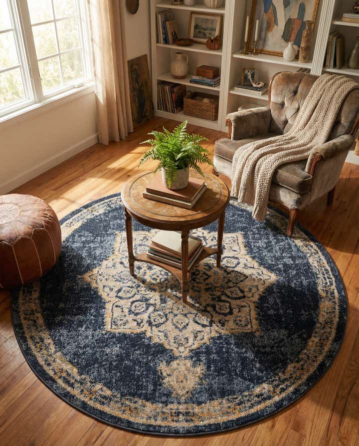 4' x 4' Eden Round Rug