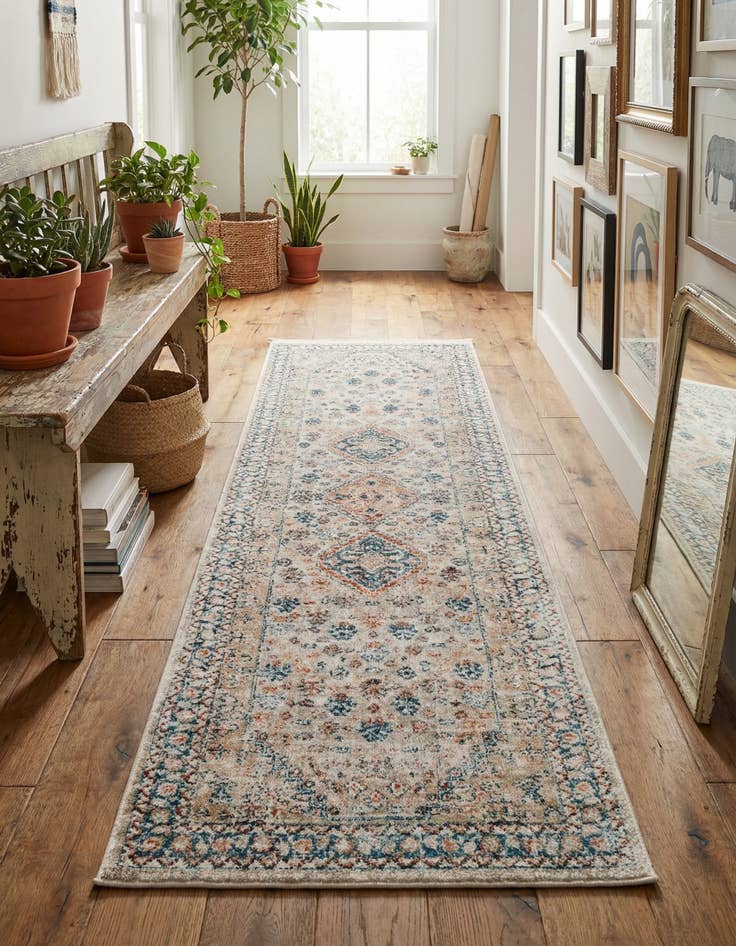 Detail image of 2' x 6' Newport Runner Rug