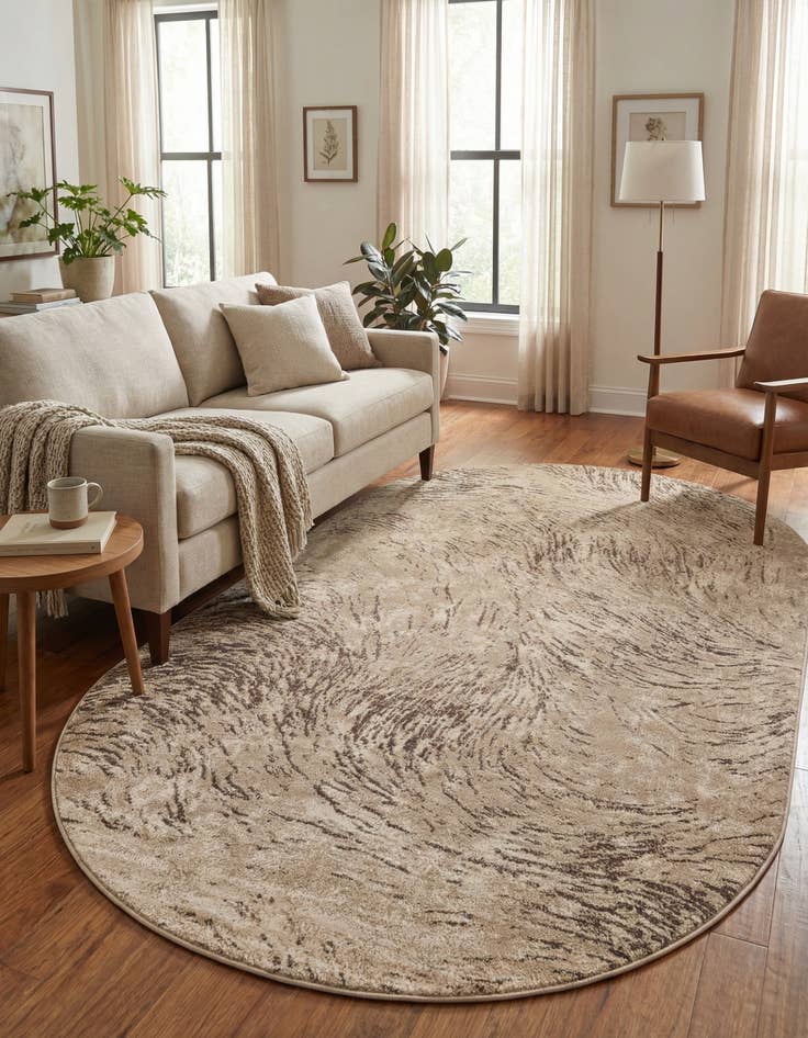 Detail image of 5' x 8' Oasis Oval Rug