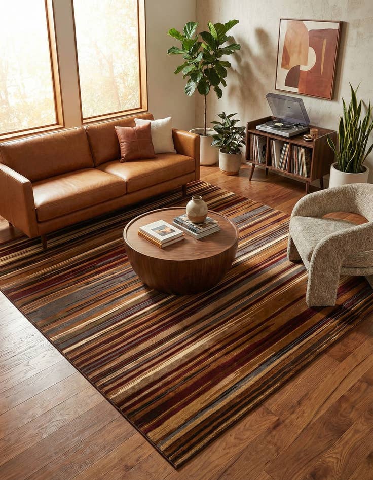 Detail image of 10' x 10' Coffee Shop Square Rug