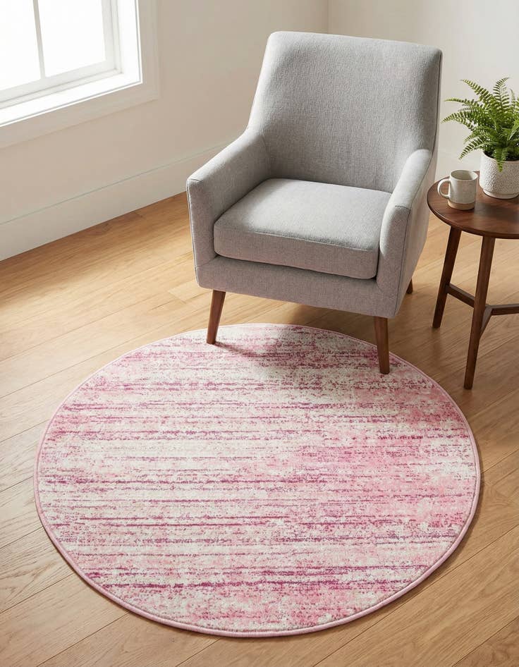 Detail image of 3' x 3' Uptown Madison Avenue Round Rug