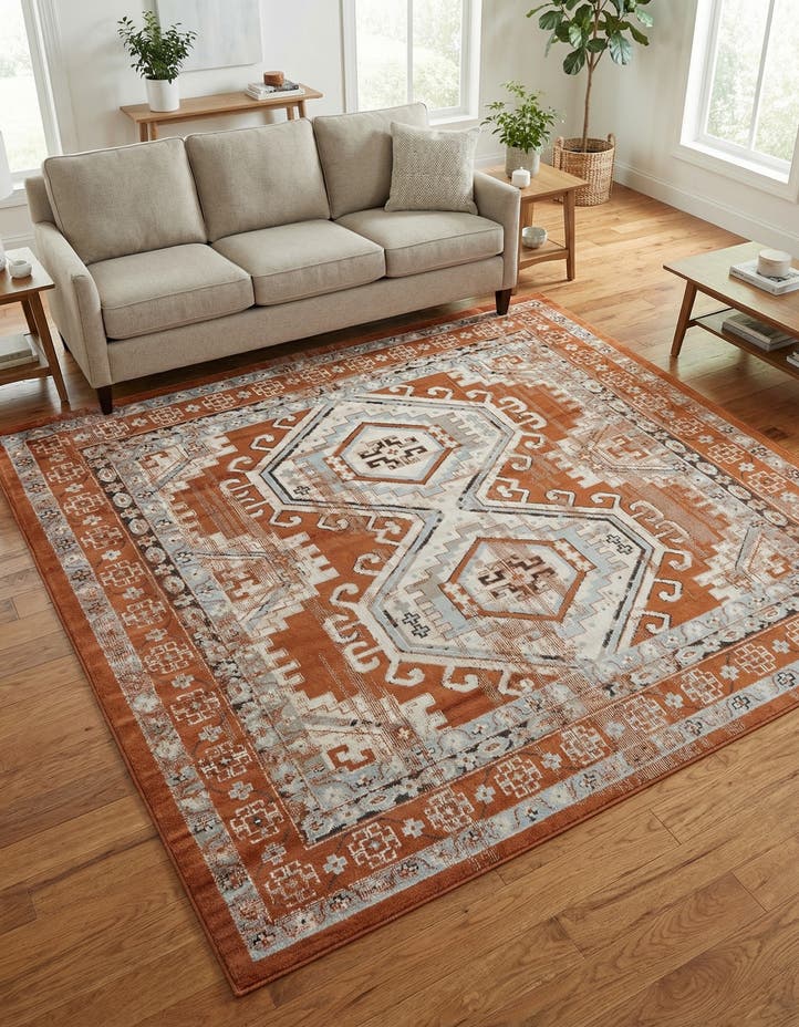 7' 10 x 7' 10 Charlotte Square Rug