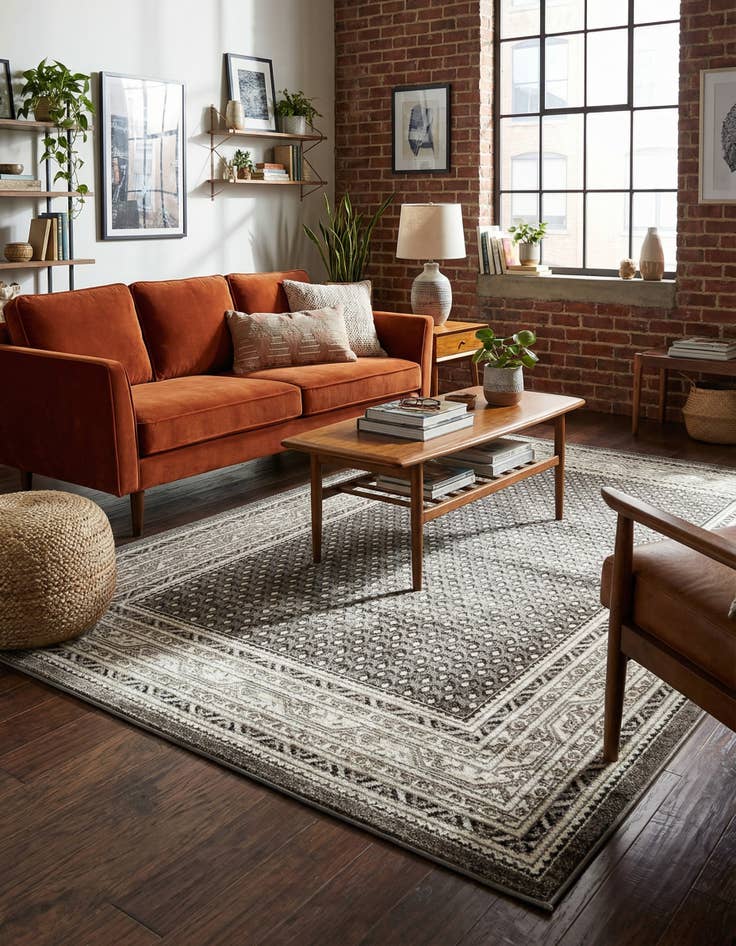 Detail image of 5' 3 x 8' Tribeca Rug