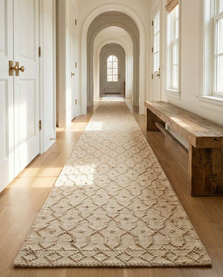 2' 7 x 13' 11 Hand Woven Larsa Jute Runner Rug