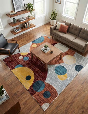 Kamala Washable Square Rug