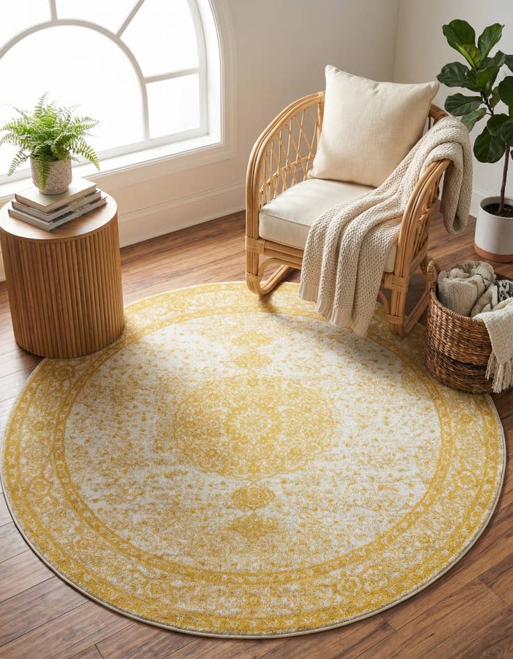 Detail image of 7' 10 x 7' 10 Dover Round Rug