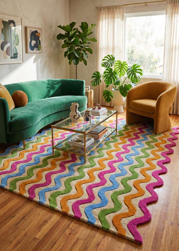7' 10 x 10' Happy Rugs Wool