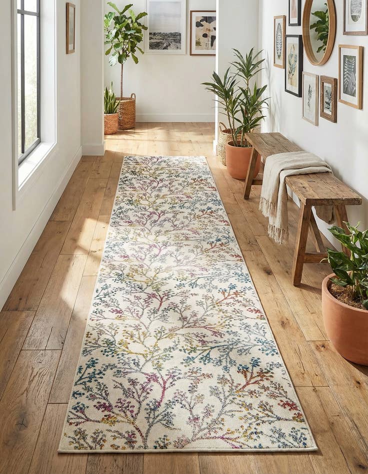 Detail image of 2' 7 x 12' Blossom Runner Rug