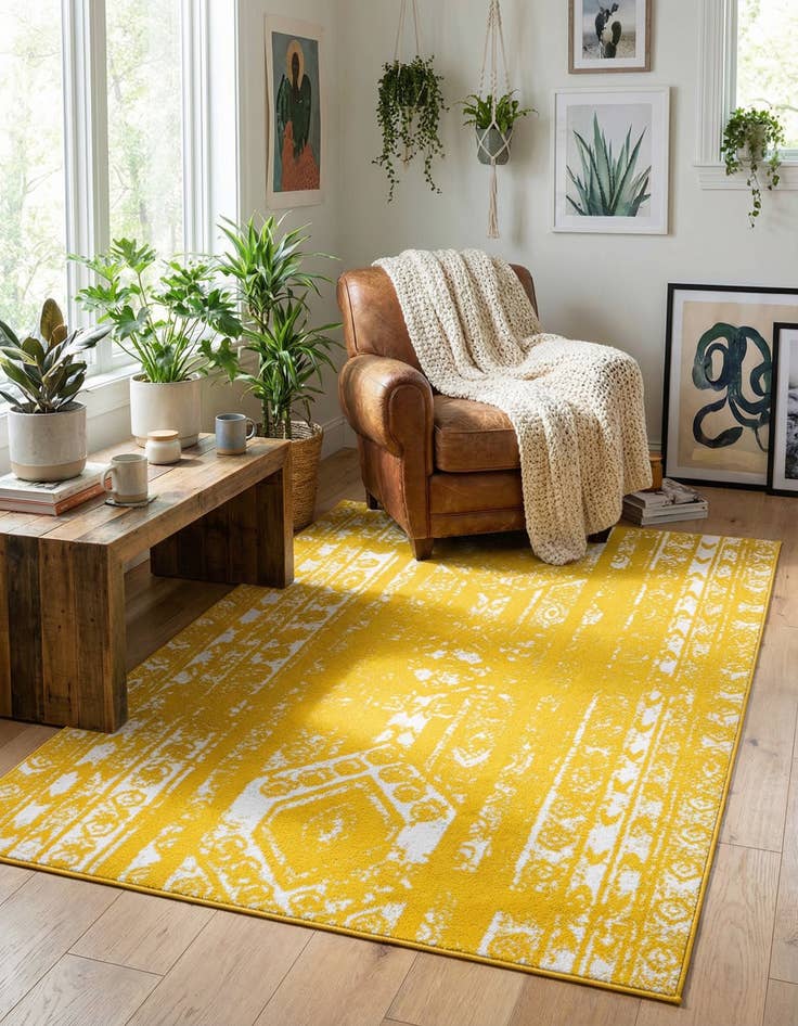 Detail image of 5' 3 x 8' Lennon Rug