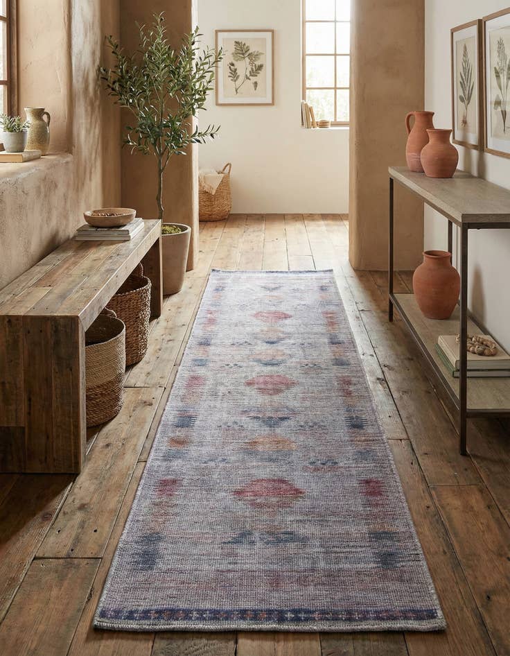 Detail image of 2' 7 x 12'  Washable Sisu Runner Rug