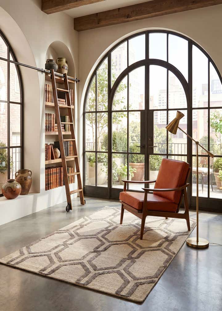 3' 9 x 5' 9 Hand Knotted Darya Rug