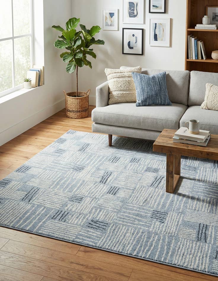 Detail image of 5' 3 x 8' Hanahan Rug