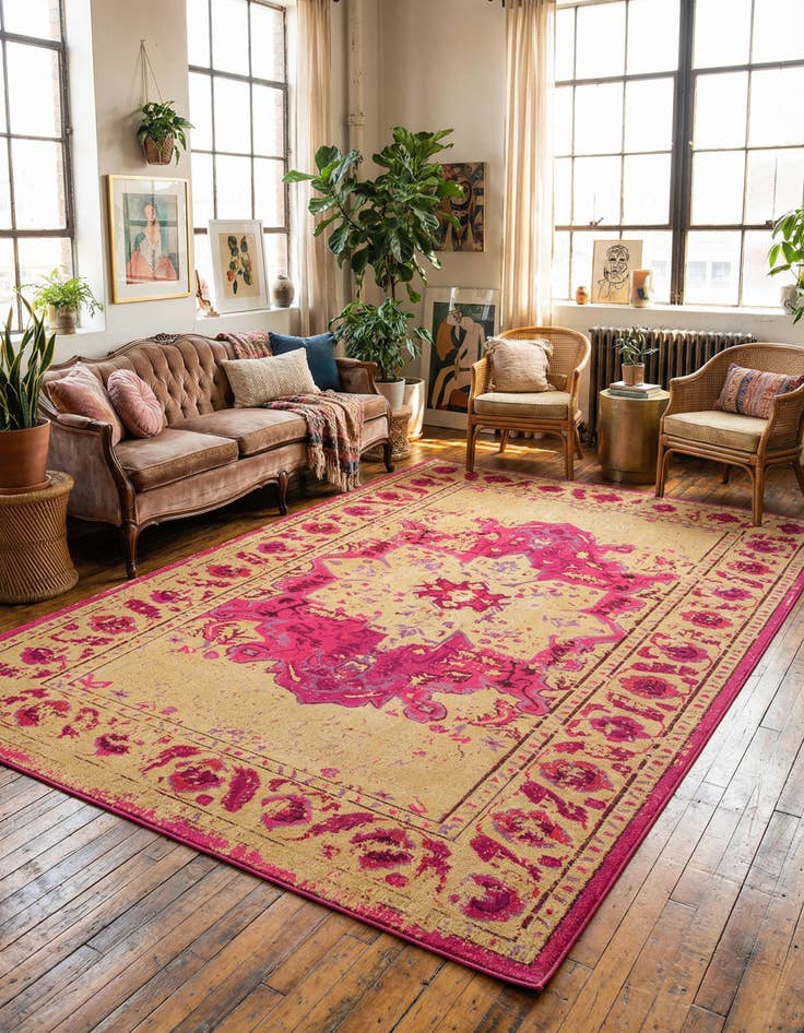 Detail image of 10' 6 x 16' 5 Washable Palazzo Rug