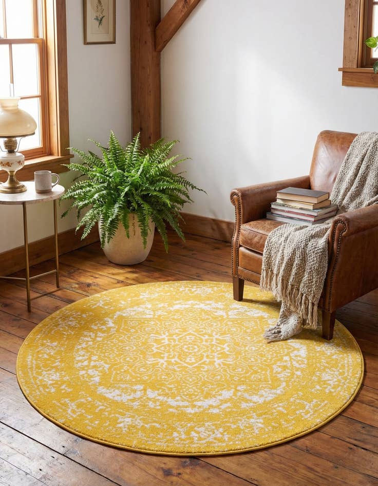 Detail image of 5' 3 x 5' 3 Arlington Round Rug