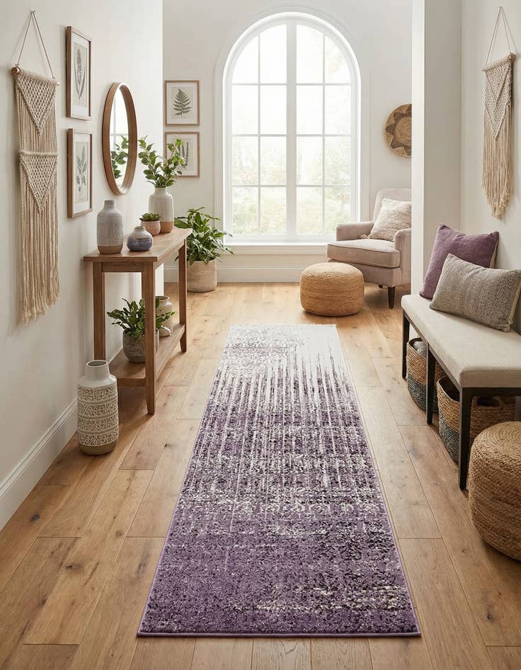 Detail image of 2' 7 x 10' Angelica Runner Rug