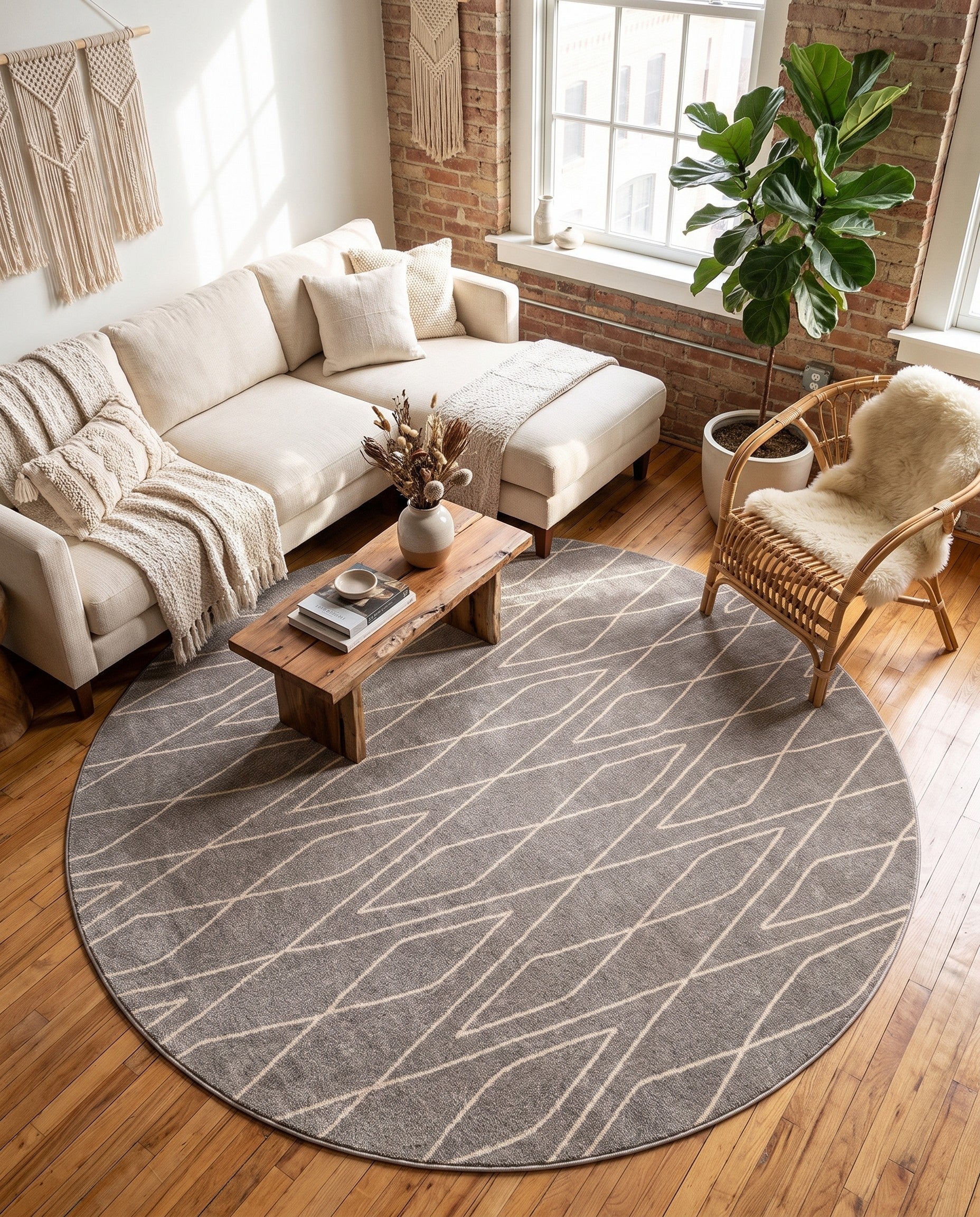 8' x 8' Tangier Round Rug