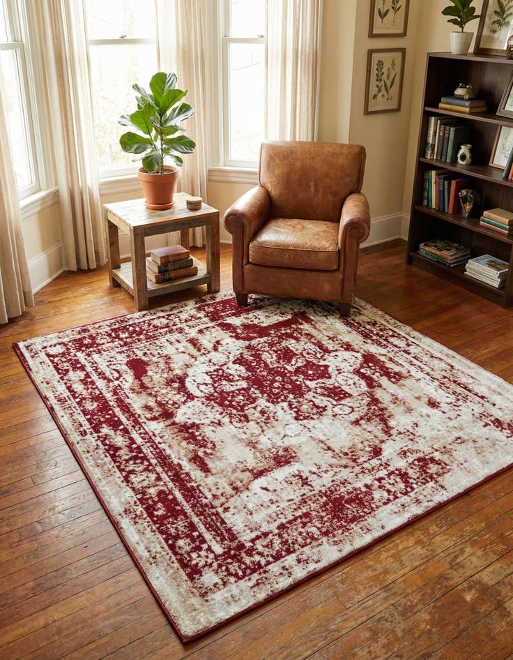 Detail image of 6' x 6' Monte Carlo Square Rug