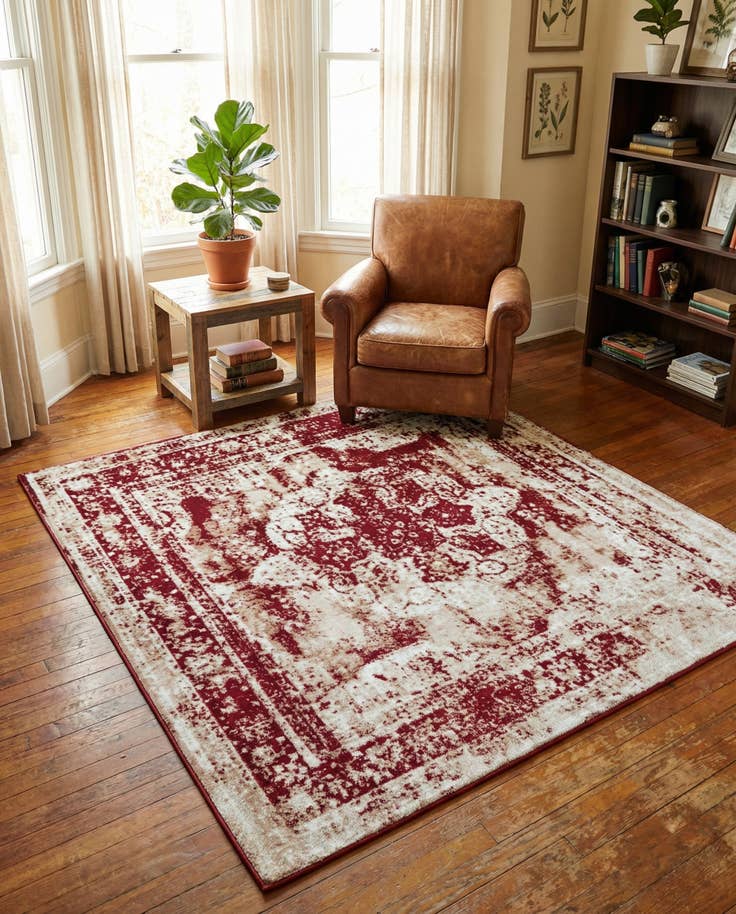 Detail image of 6' x 6' Monte Carlo Square Rug